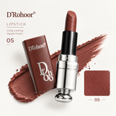 رژلب جامد و مات مخملی Drohoo شکلاتی - 6 رنگ
